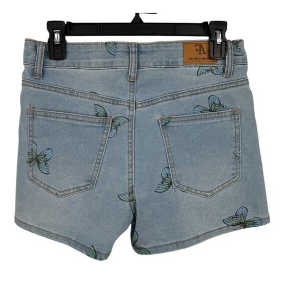 Flying Angel shorts butterfly denim blue size 7/28 - Picture 5 of 5